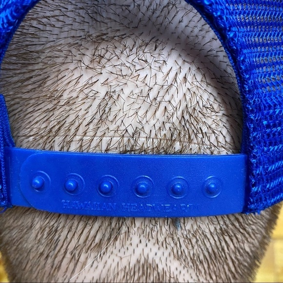 Hawaii Trucker Hat Snapback Baseball Vintage 80s Patch Cap Retro Brim USA - Picture 8 of 8